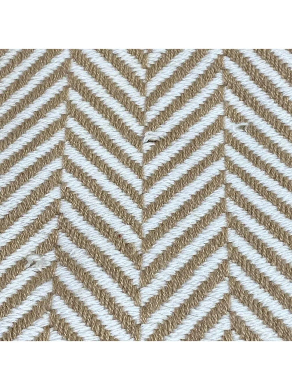 Hermes Shawl Beige White Herringbone Large Cashmere Scarf